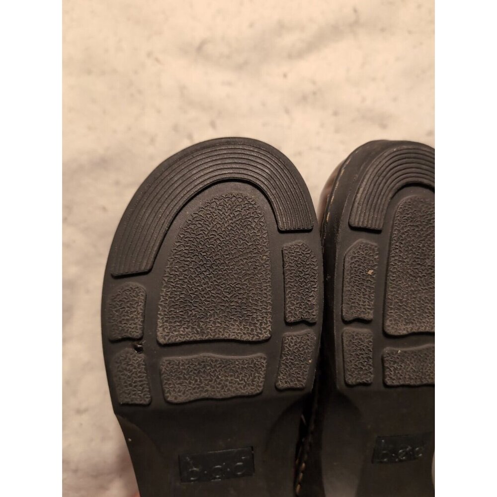 Born B.O.C Brown Leather Slip On Mules Women's Size 10 - Picture 7 of 10